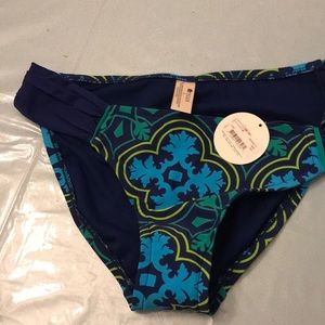 Stylus blue & green swimwear bottoms